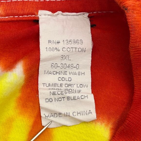 Vintage Grateful Dead Space Your Face Graphic Tie Dye Shirt Liquid Blue 1992 - Picture 4 of 11